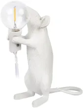 Интерьерная настольная лампа Mouse 10313 White купить в Москве