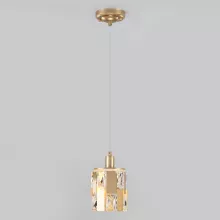 Eurosvet 50101/1 перламутровое золото Подвесной светильник 