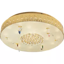 Потолочный светильник 2464/25 gold plated+color crystal купить в Москве