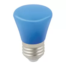 Volpe LED-D45-1W/BLUE/E27/FR/С BELL Лампочка светодиодная 