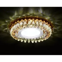 Точечный светильник Декоративные Кристалл Led+mr16 S220 BR купить в Москве