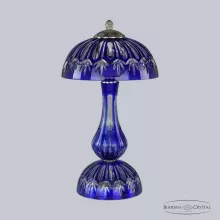 Интерьерная настольная лампа 1370 1370L/3/25 Ni Clear-Blue/H-1I купить в Москве