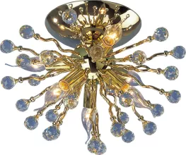 Потолочная люстра 66070 06 6070 0383 06 gold + white crystal ASFOUR купить в Москве