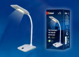 Uniel TLD-545 Black-White/LED/350Lm/3500K Офисная настольная лампа 