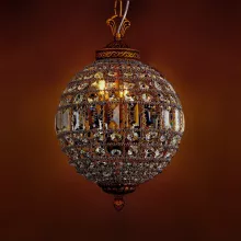 Подвесной светильник 108 KR0108P-3 antique brass купить в Москве