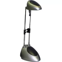N-Light TX-2294-01 серебристый металлик -черная вставка Настольная лампа ,кабинет,гостиная,спальня