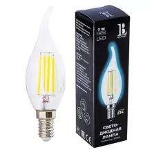 L&B E14-7W-WW-flame filament_lb Светодиодная филаментная лампочка 
