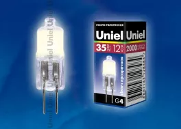 Uniel JC-12/35/G4 CL Лампочка галогеновая 