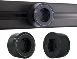Трековая розетка Am-track-sockets 380066TS LED/ES Black купить в Москве