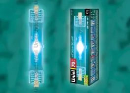 Uniel MH-DE-70/BLUE/R7s картон Лампочка металлогалогенная 