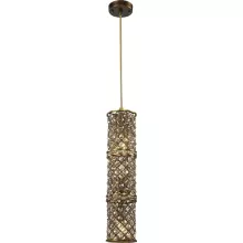 N-Light 623-03-02 spanish bronze Хрустальный подвесной светильник ,кафе,коридор,гостиная,кухня,прихожая