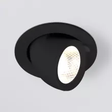 Elektrostandard 9918 LED 9W 4200K черный Встраиваемый точечный светильник 