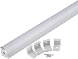 Uniel UFE-K06 Silver/Frozen 200 Polybag Профиль для светодиодной ленты 