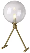 Интерьерная настольная лампа светодиодная LG1 BRONZE/TRANSPARENTE Crystal Lux Andres купить в Москве
