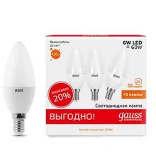 Лампочка светодиодная Elementary Candle 33116T купить в Москве