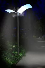Русские фонари 560-42/w-50 (двухголовый) Наземный уличный светильник 