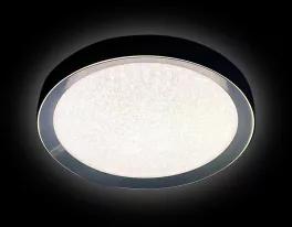 Потолочный светодиодный светильник с пультом FS1214 WH/WH 96W D650 Ambrella Crystal Sand купить в Москве