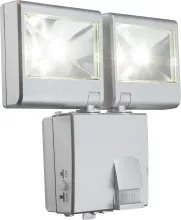 Светильник уличный с датчиком движения Globo 3724S, серебро, LED, 2x1W купить в Москве