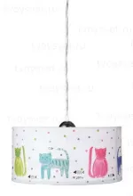 Детский подвесной светильник с котиками Malilla 100046 купить в Москве