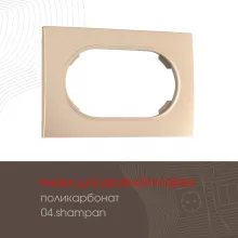 Рамка am-502.04 502.04-double.shampan купить в Москве