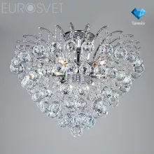 Eurosvet 3299/6 хром/прозрачный хрусталь Strotskis Потолочная люстра 