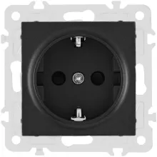 Розетка am-206 206.40-1.black купить в Москве
