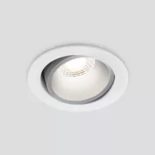 Elektrostandard 15267/LED 7W 4200K белый/серебро Точечный светильник 