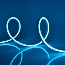 Светодиодная лента Neon ULS-N11-2835-120LED/m-8mm-IP67-DC24V-10W/m-15M-LIGHTBLUE катушка в герметичной упаковке купить в Москве