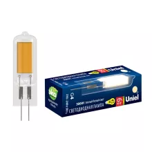 Uniel LED-JC-220/6W/3000K/G4/CL GLZ08TR картон Лампочка светодиодная 