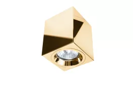 Donolux Светильник накладной, алюминий, неповоротный,max 50w GU10 D 73х73 H 90, золото купить в Москве