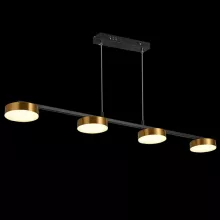 Natali Kovaltseva LED LAMPS 81101/4C GOLD BLACK Подвесной светильник 
