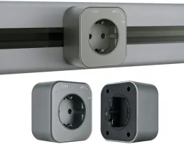 Трековая розетка Am-track-sockets 380022TS/ES Grey купить в Москве