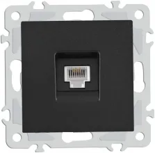 Розетка am-206 206.51-1.black купить в Москве