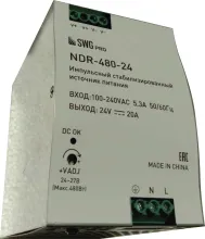Блок питания для светодиодной ленты NDR NDR-480-24 купить в Москве
