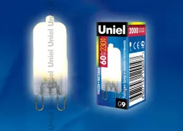 Uniel JCD-FR-60/G9 картон Лампочка галогеновая 