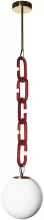 Подвесной светильник Chain 10128P Red купить в Москве