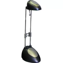N-Light TX-2264-01 черный металлик -серебристая вставка Настольная лампа ,кабинет,офис,гостиная,спальня
