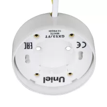 Uniel GX53/FT WHITE 10 PROM Точечный светильник 