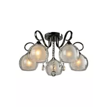 Потолочная люстра IDLamp Merinella 877/5PF-Darkchrome купить в Москве