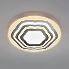 Потолочный светильник светодиодный с пультом Eurosvet Siluet 90117/4 хром купить в Москве