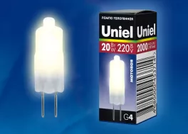 Uniel JC-220/20/G4 FR Лампочка галогеновая 