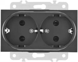 Розетка am-203 203.40-1.black купить в Москве