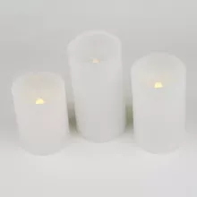 Декоративная свеча  ULD-F050 WARM WHITE CANDLE SET3 купить в Москве