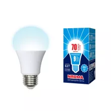 Volpe LED-A60-9W/4000K/E27/FR/NR картон Лампочка светодиодная 
