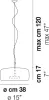 Подвесной светильник Jube JUBE SP 1 G FU/TR OS - фото дополнительное (миниатюра)