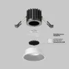 Точечный светильник Round DL058-7W3K-W - фото дополнительное (миниатюра)