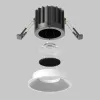 Точечный светильник Round DL058-12W-DTW-W - фото дополнительное (миниатюра)