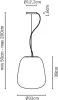 Подвесной светильник LUMI baka F07 A15 01 - фото дополнительное (миниатюра)