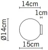 Настенно-потолочный светильник Lumi Sfera F07 G25 01 - фото дополнительное (миниатюра)