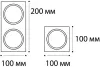Рамка для светильника  M01-1019 white - фото в интерьере (миниатюра)